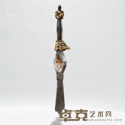 西藏16世纪 火供法器 长26cm