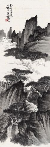 萧逊 山水