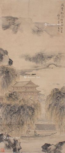 秦炳文 山水