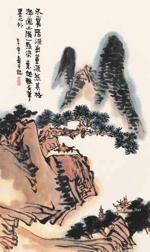 潘天寿 山水