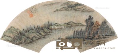 金城 山水 53×18cm