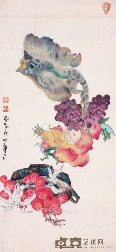 郑乃珖 清供图 94×43cm