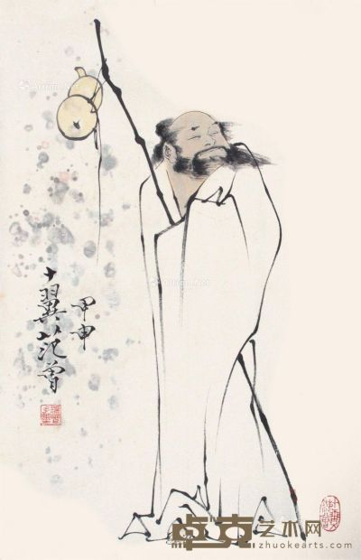 范曾 达摩 67×44cm