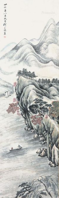 何香凝 山水