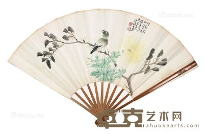 汪慎生 叶圣陶 花鸟 书法 21×52cm
