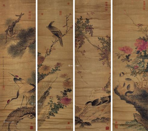 缪嘉惠 花鸟