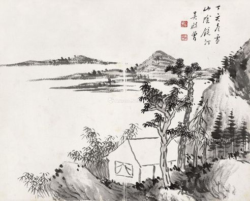 吴镜汀 山水