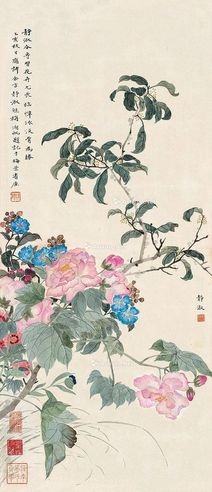 潘静淑 花卉