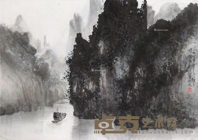 黎雄才 山水 32×44cm