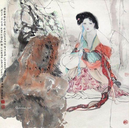 苏维贤 仕女