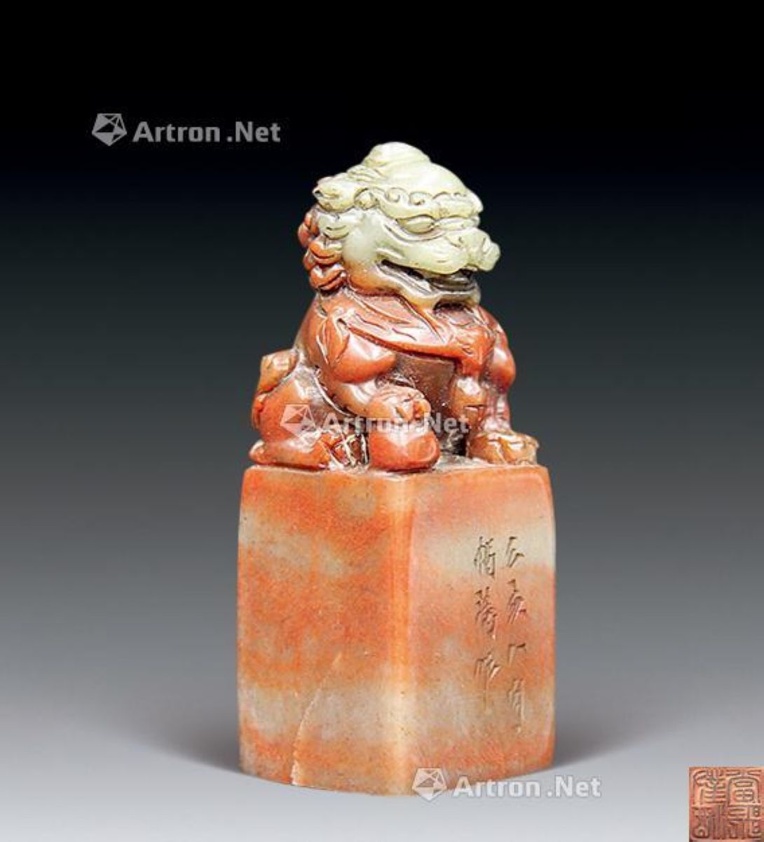 最新情報 中国 玉石寿山石彫刻 漢詩龍彫 印材 2694 彫刻・オブジェ