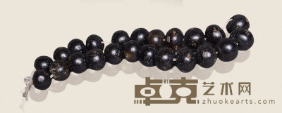 古代老玛瑙提珠 23颗 珠粒直径2.5