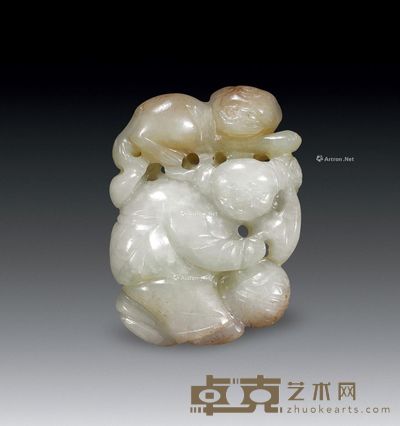 明代 欢喜童子 5.1×3.9×1.4cm