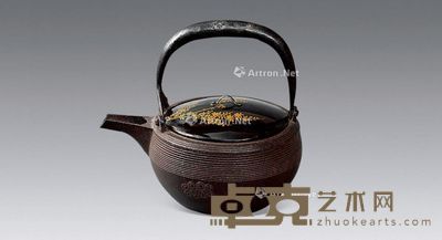 清代 嵌银丝铁壶 12.5×13.5cm