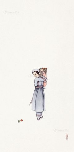 庞熏琹 仕女
