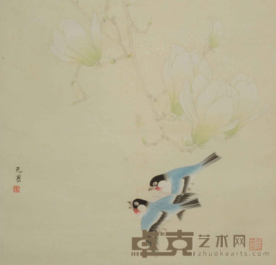赵无畏 花鸟 56×54cm约2.7平尺