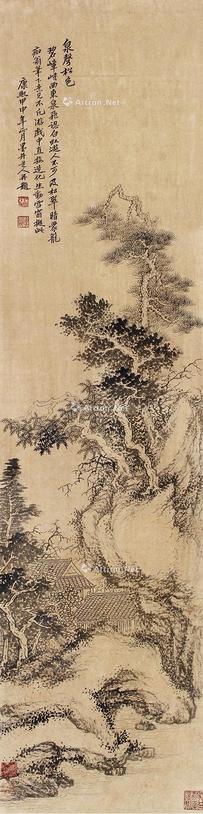 吴历 山水立轴