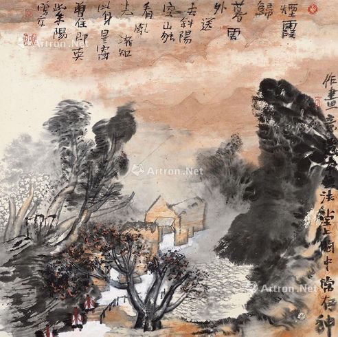 姚鸣京 烟霞归暮