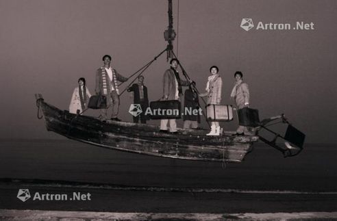 杨福东 二〇〇四年作 竹林七贤之四 照片 镜框