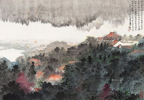 吴泰 美堂图