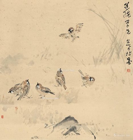 陈文希 指画麻雀