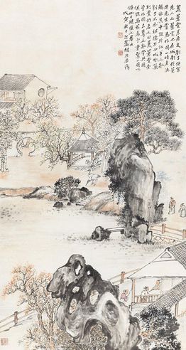 胡汀鹭 山水