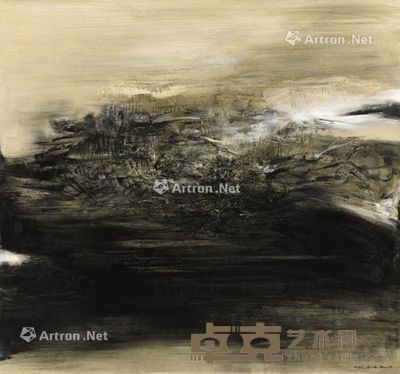 赵无极 1966年作 08.03.66 油画画布 150×162cm