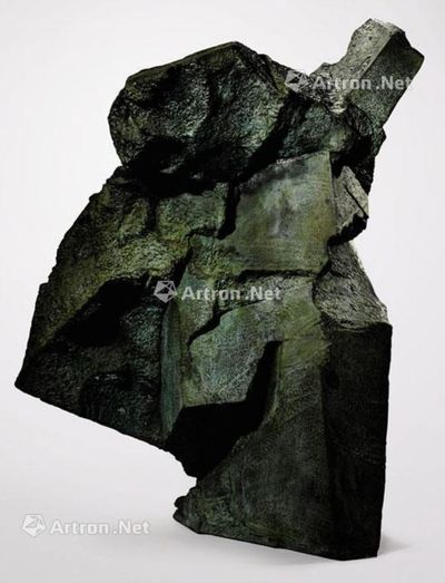 朱铭 1996年作 太极系列：转身前动 铜雕