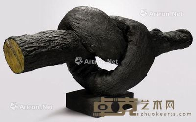 朱铭 1985年作 结（横式） 铜雕 100×240×92cm