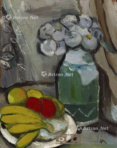 关良 静物 31×24.5cm.