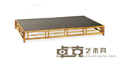 湘妃竹长方矮香几 6.3×52.8×32cm