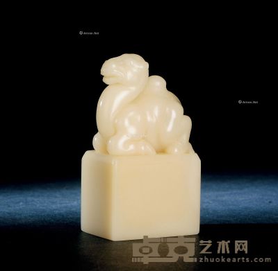 汶洋石骆驼钮日字章 8.8×4.9×3.4cm