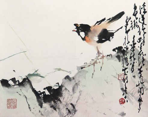 赵少昂 花鸟