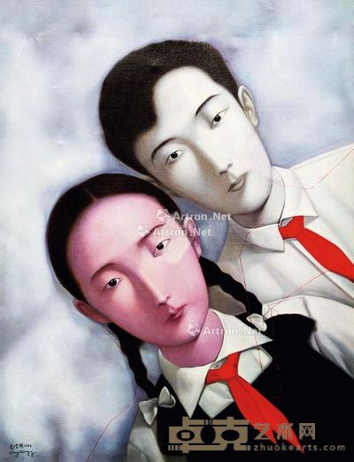 张晓刚 少年时代 128×99cm