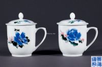70年代 釉中彩茶杯 （两个）