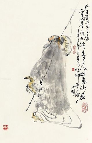 吴山明 高士图