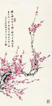 范节庵 湖上梅花