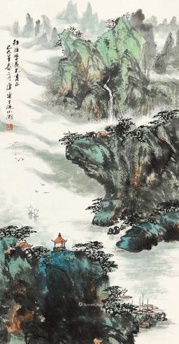 王康乐 淀山湖景