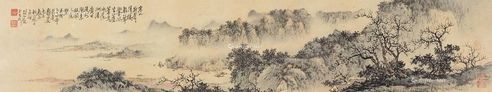 胡念祖 寒山归帆