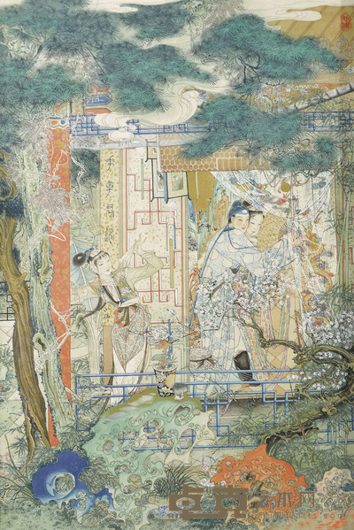 胡也佛 西厢记 40×24cm 约0.9平尺