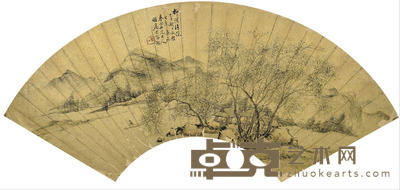 佚名 柳溪渔隐 18×52cm 约0.8平尺