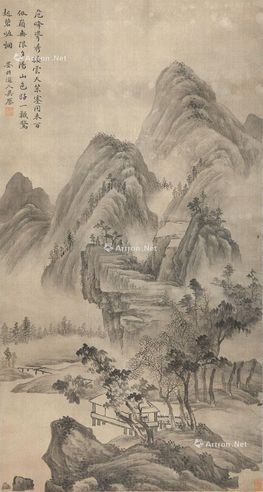 吴历 云天山色
