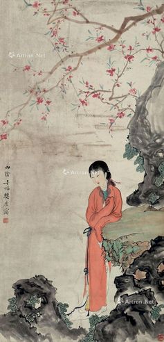 樊虚 赏春图
