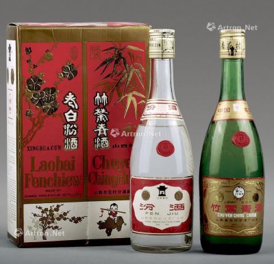 1993年产汾酒竹叶青礼盒 清香型药香型