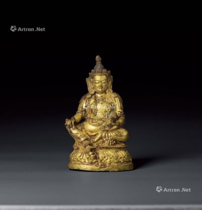 西藏十八世纪 黄财神