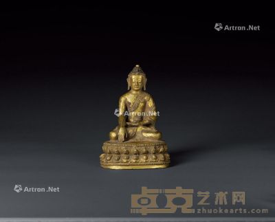 西藏十六世纪 释迦牟尼 高13.5cm
