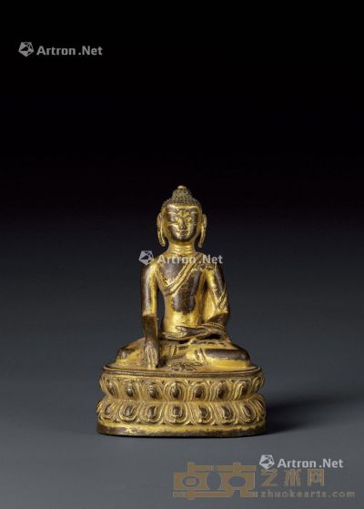 西藏十六世纪 释迦牟尼 高14cm