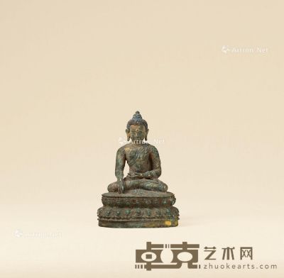 西藏十五至十六世纪 阿■佛 高15cm