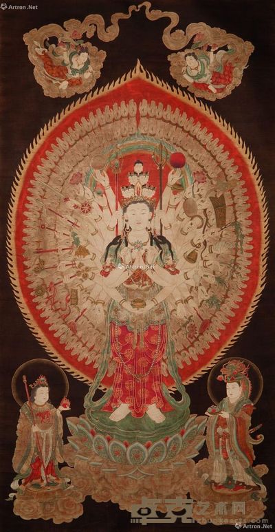 佚名 佛像 275×142cm 约35平尺