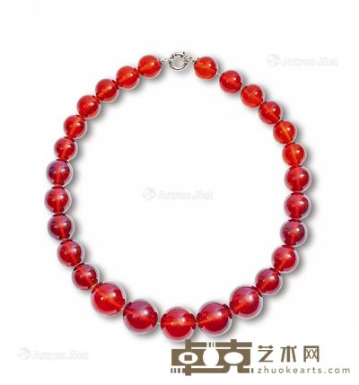 酒红琥珀塔珠27粒 尺寸不一